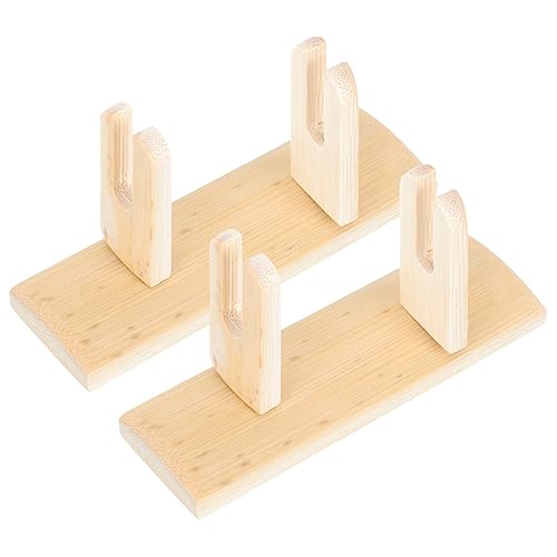 Garneck Support d'éventail en bois - Accessoire de décoration d'intérieur