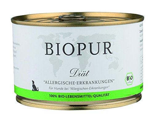 Bio Diät-Hundefutter bei Allergischen-Erkrankungen für Hunde 6x400g