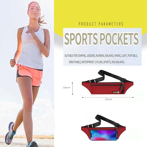 Men's Women's Outdoor Travel Sports Waist Bag Single Shoulder Diagonal Cross Fitness Running Backpack3
