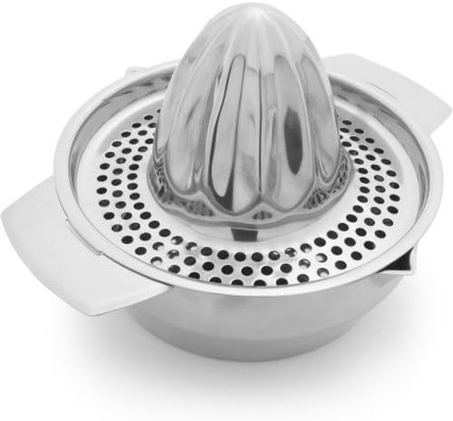 Sur La Table Exprimidor de cítricos de acero inoxidable, 13 oz, plateado