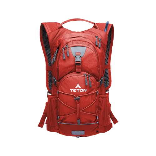 Image of Teton Oasis /Trailrunner Hydration Backpack - Lightweight Water Pack with 2L /3L Bladder for Hiking, Running, Cycling, Biking 18L /22L Sizes - Sewn-in Rain Cover - Fits Men and Women