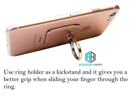 Accessoryhappy Universal 2 In 1 Phone Lanyard & Ring Stent, Cell Phone Tether Neck Strap Holder Ring Stent Kickstand For Iphone 5 6 6S 7 8 8 Plus Galaxy S7 Note 3 4 5 And Other Mobile Phones (Pink) #TOP1