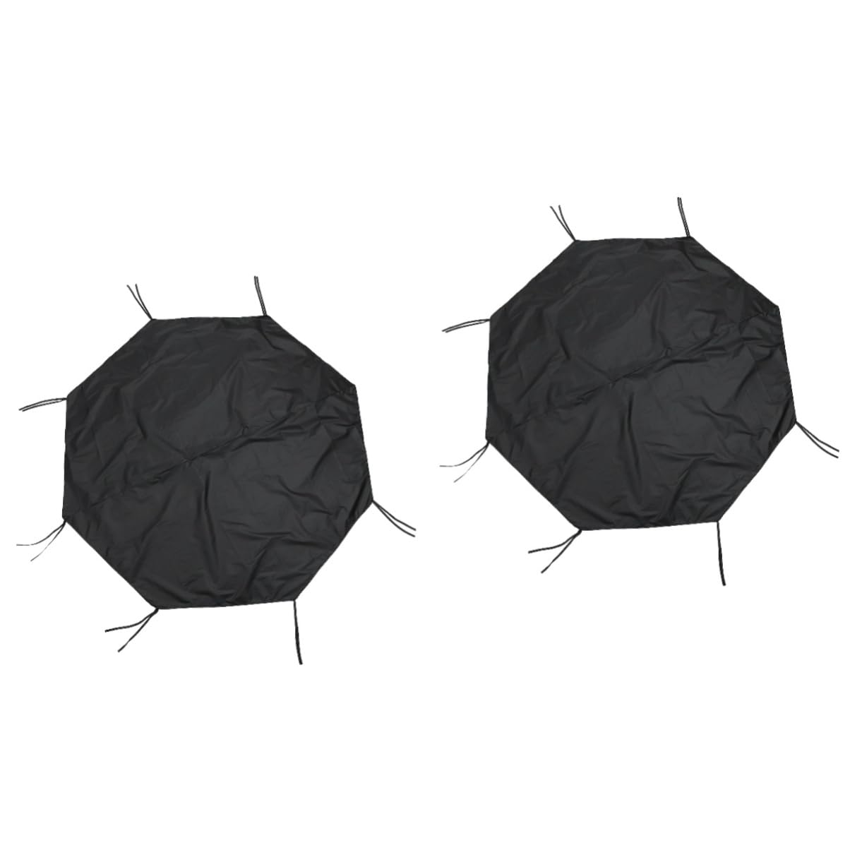 Housse de chenil étanche et anti-UV BESPORTBLE noire pour cage de chien en camping lot de 2