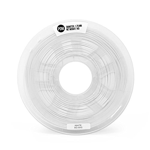 Gizmo Dorks 3mm (2.85mm) Acetal Delrin Filament POM 1kg / 2.2lbs for 3D Printers, White by Gizmo Dorks - Image 2
