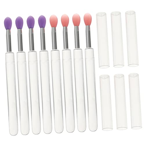 Didiseaon Set of 6 Silicone Lip Mask Brush Caps Makeup Brush Eyeshadow Applicator