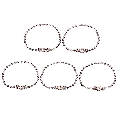 HOODANCOS 20piezas Hebijas Para Cadenas De Cuentas Hebijas Para Etiquetas De Precio Para Etiquetas Colgantes Multifuncionales De