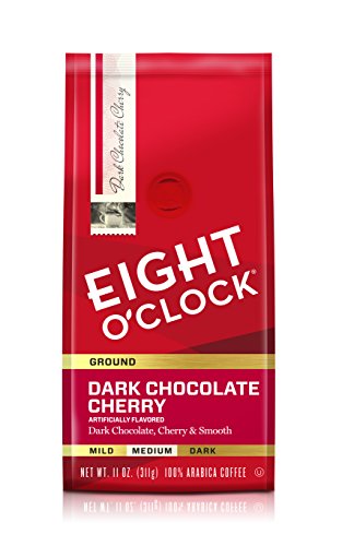 Eight O'Clock Ground Coffee, Dark Chocolate Cherry, 11 Ounce