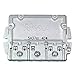 Televes 543702 - Repartidor EMC 4D, Acero Inoxidable, 1 unidad