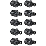 10 Pieces XFITTING 1/2' Pex x 1/2' Male NPT Adapter, Poly Alloy Pex Male, Plastic Male - Crimp, Black, 10 Packs