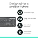 Logitech Signature Slim Solar+ Wireless Bluetooth Keyboard K980 for Business, Quiet Typing, Secure Receiver, Windows, Mac - Graphite