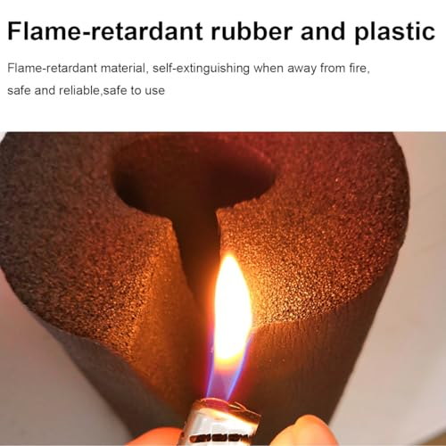Aislamiento de tuberías de espuma autoadhesiva con lámina de aluminio reflectante 4
