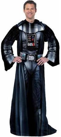 Star Wars Darth Vader Comfy Throw Character Blanket with Sleeves Adult Size 48 X 71