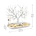 MORE&LESS Antlers Jewelry Display Stand,Tree Tower Rack Hanging Organizer for Ring Earrings Necklace Bracelet