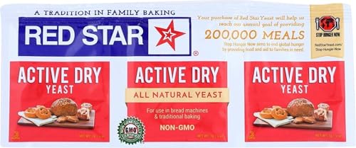 30% coupon - ★Red Star Active Dry Yeast, 18 packets