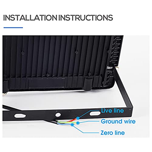 LED Flood Light, Spotlight, Outdoor Waterdichte Cool White Floodlight For Ward Garden Court Lawn (10/20 / 30 / 50W) - Afbeelding 5