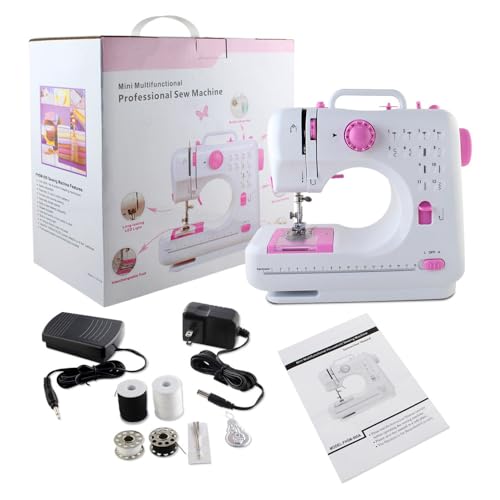 NANANARDOSO Mini Sewing Machine for Beginner, Portable Sewing Machine, 12 Built-in Stitches Small, Double Threads & Two Speed Multi-function... - Image 3