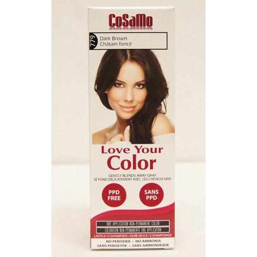 CoSaMo Love Your Color Hair Color 779 Dark Brown (Pack of 3)