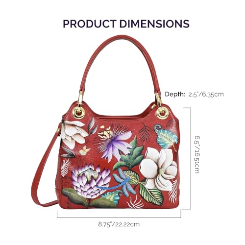 Image of Anuschka Satchel with Crossbody Strap-708