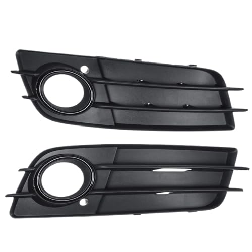 Paire de grilles de protection pare-chocs avant pour A4 B8 S-Line 2008-2012 feux antibrouillard