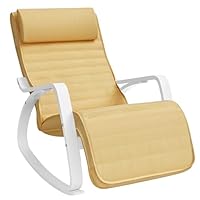 SONGMICS Schaukelstuhl,