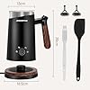 Aigostar - Espumador de Leche 4 en 1, Espumador Leche Eléctrico 500W 300ml, Espuma Caliente/Fría Control de Temperatura Inteligente, Calentador y espumador de leche para Latte, Cappuccino, Chocolate #5