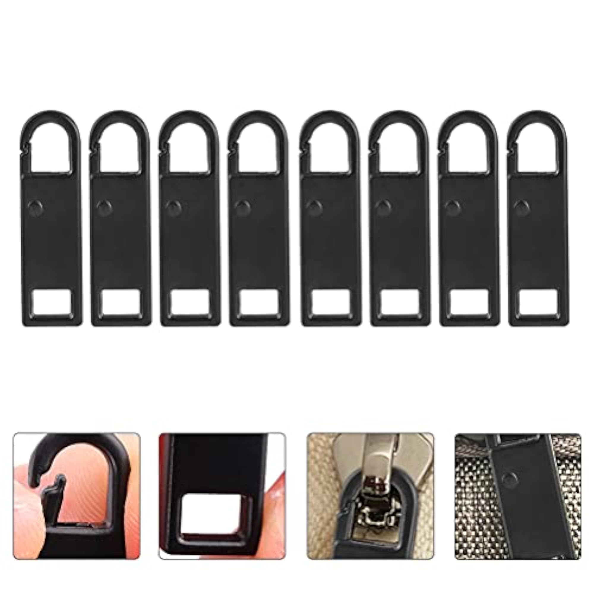 8pcs Detachable Zipper Pull for Luggage and Backpacks