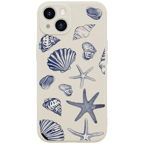 Coque iPhone 13 coquillage silicone mat anti-rayures avec microfibre