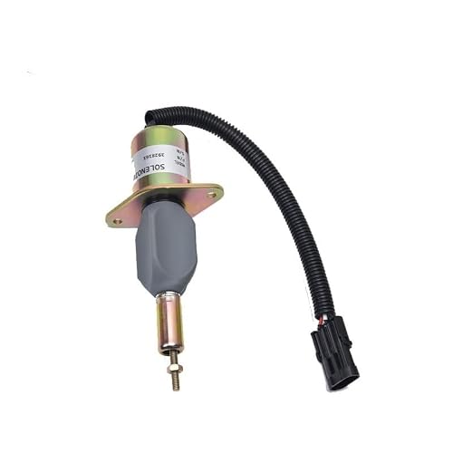 Idle Air Control Actuator 12V 24V 3928161 Genset Engine Fuel Shutdown Stop Solenoid Valve Flameout Cutting Control Switch Generator(12V)