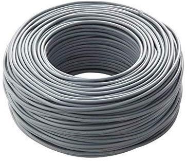 Cavo Icel FS17, Matassa Metri, Filo Elettrico Unipolare Isolante, Impianti Elettrici, Case, Imprese Edili (Grigio, 1 x 6 mm)