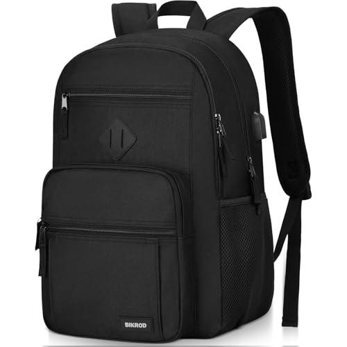 Black Backpack for Men and Women, Backpack for School...