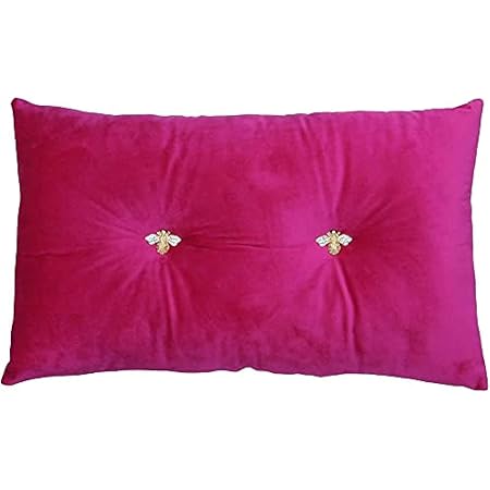 pink bee cushion