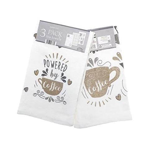 COUNTRY CLUB Pack of 3 Tea Towels Cover