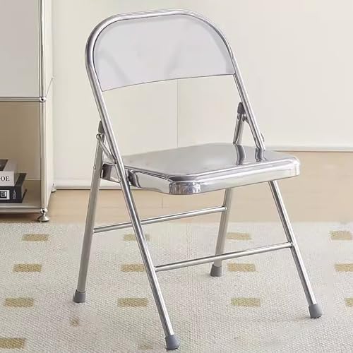 Asiento plegable ligero con respaldo curvado para eventos y oficina