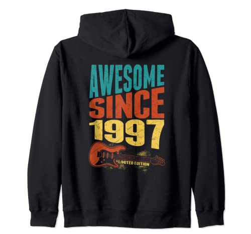 Awesome Since 1997 Edición Limitada - Cumpleaños de los amantes de la guitarra Sudadera con Capucha