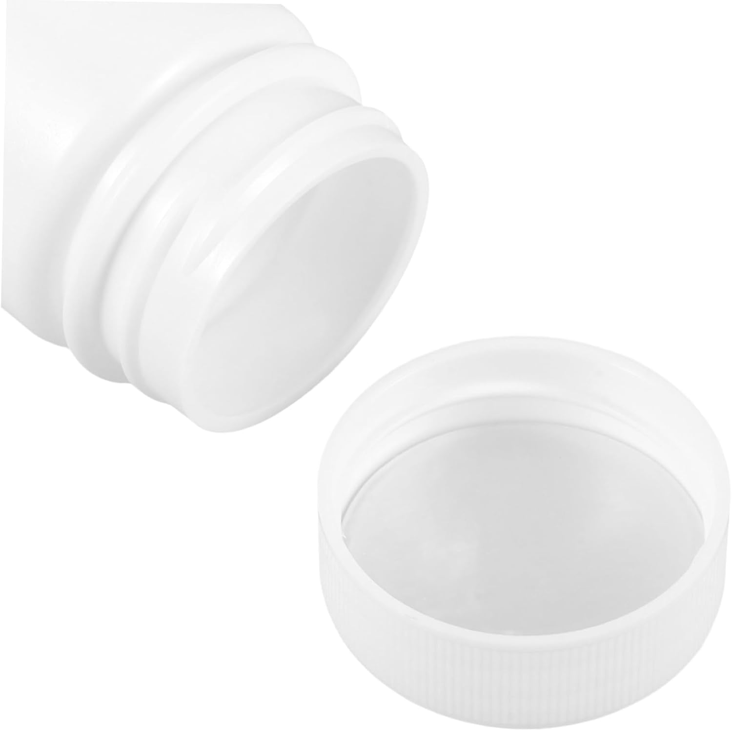 10pcs Sturdy Plastic Medicine Bottles Cap Sealing Travel Medicine Containers Organizers for