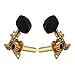 BQLZR Gold-Plated 2R2L Tuning Peg Machine Head Tuners For Ukulele 4 String Guitar