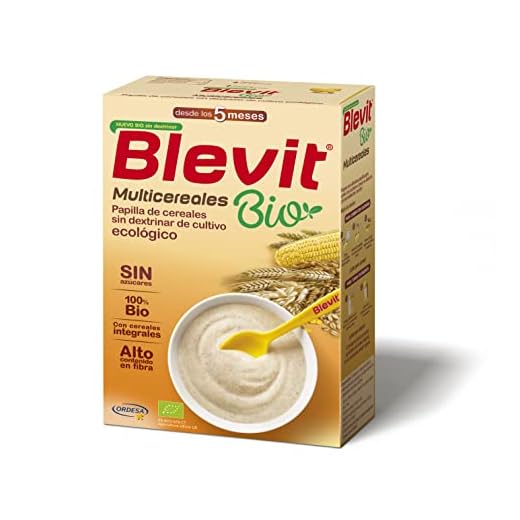 Blevit Bio Multicereales Papilla de Cereales para Bebé, 100% Ecológica, Facilita la Digestión solo con Cereales Integrales, Sin Azúcares, Desde los 5 meses, 250g