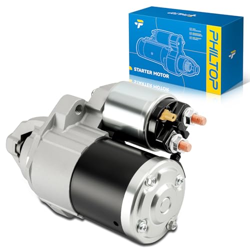 Image of PHILTOP Automotive Starter Compatible with Jeep 2007-2017 Patriot, Compass, for Dodge 2009-2020 Journey, 2007-2012 Caliber, 2008-2010 Avenger, for Chrysler 2007-2010 Sebring8 Tooth for 17994N | Fits Patriot /Compass, Journey, Caliber, Avenger, Sebring; 8 Tooth; Replace 17994N