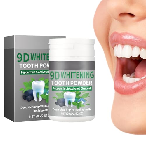 Dentifricio In Polvere,Polvere Sbiancante 80g - Sbiancante Salute Gengive Igienizzante | Per Alito Macchie Irritazione Igiene Quotidiana Casa Viaggio Adulti Famiglia