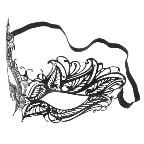 Toddmomy Masque de Fête pour Femme Masque de Mascarade Élégant et Mystérieux pour Halloween et Carnaval Demi Masque