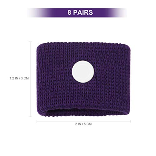 HEALLILY 8 Pares de Pulseiras Anti-Enjôo Pulseiras Anti-Enjôo para Homens Mulheres
