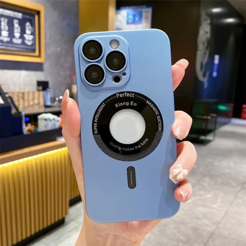 Étui de téléphone de chargement sans fil magnétique iPhone 14 Plus coque protection PC mat