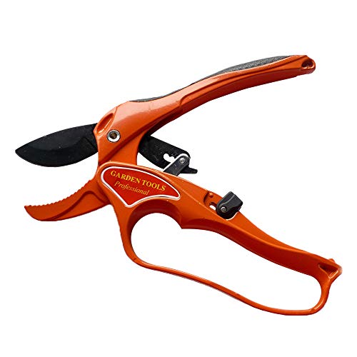 Tijeras de Podar de Jardín Podadoras de Ramas Tijeras Afiladas Herramienta para Cortar Diámetro Máx de Corte 25 mm,Orange
