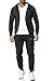 Produktbild Baxboy Herren Uni Colour Jogging Anzug Trainingsanzug Sportanzug Fitness Sporthose Hose Hoodie H-500, Farbe:501_Anthrazit, Größe:S