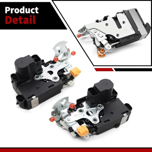Image of Nakkaa Door Lock Actuator Compatible with Silverado Sierra Yukon (2PCS) | Front Left Right Side Door Lock Actuator