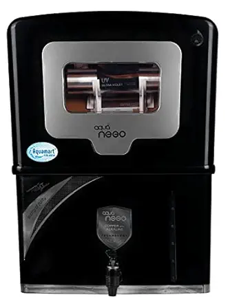 Aquamart Alkaline Ro Water purifier with Active Copper+UV+UF+ TDS Controller+ Mineral 12 L Storage Black,Suitable for All type Water supply