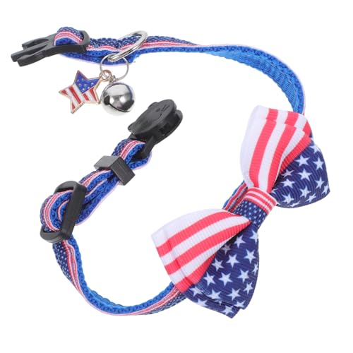 UPKOCH Collar Decorativo Mascotas Americana Accesorio y Perros Fiestas y Celebraciones Cómodo y Transpirable y Cumpleaños