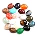 CAB Cabochon Beads Natural Stones for Jewelry Making Natural Stone Oval Random Color Beads Crystal Quartz Stone for Jewelry DIY Size 8x10 mm 20 Pieces