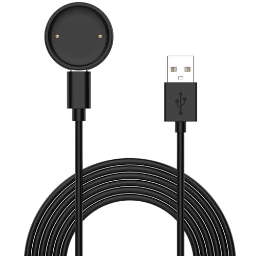 Cable de carga Amazfit Bip 6 cable de carga de repuesto Active 2 SmartWatch negro