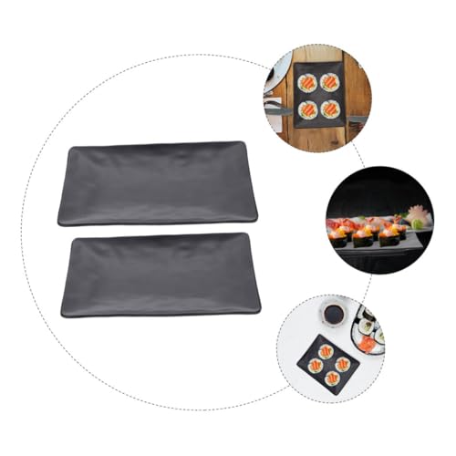 MAGICLULU 2 piezas Plato de sushi delicado estilo japonés miniatura 5